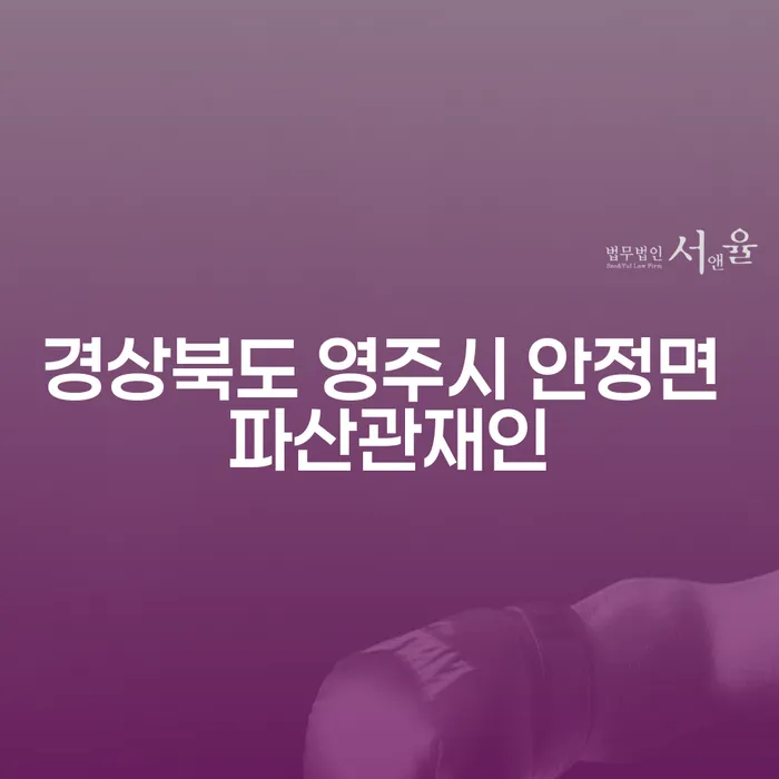 경상북도 영주시 안정면 파산관재인과 안양채권추심, 어떻게 접근해야 할까요?