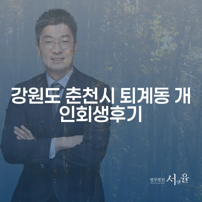강원도 춘천시 퇴계동 개인회생후기와 판결문조회: 성공적인 채무 해결의 길